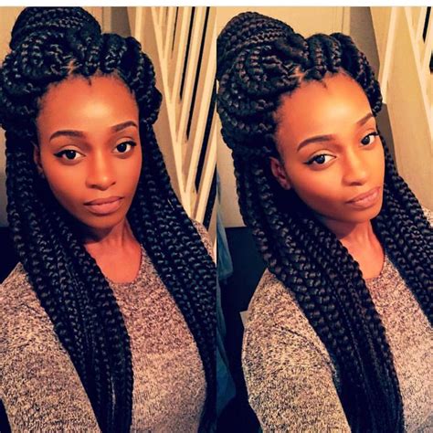 10 box braids hairstyles|42 Box Braid Beauties To Help Inspire Your Next。